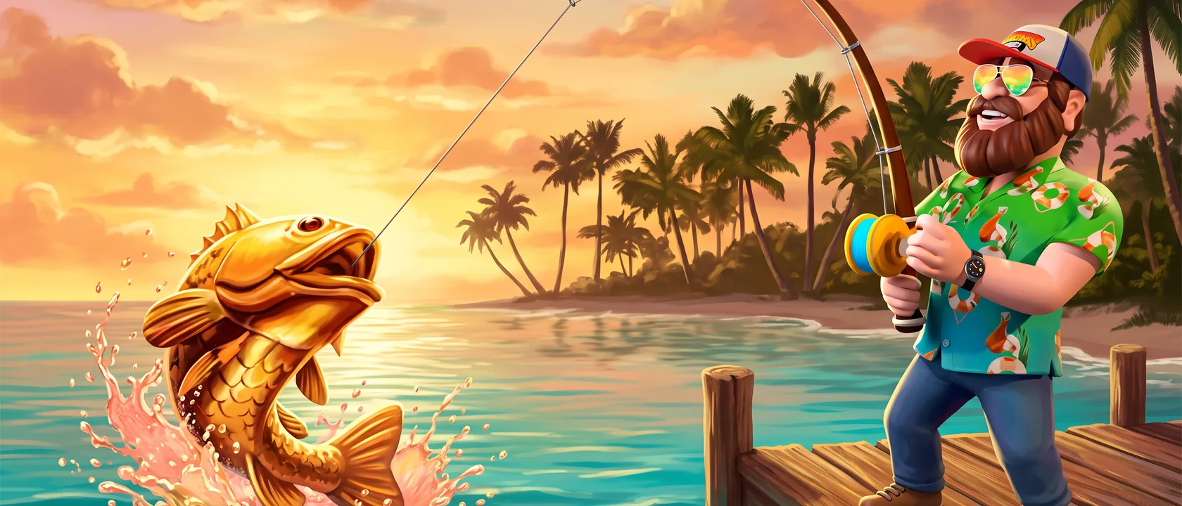 Bigger Bass Bonanza key art