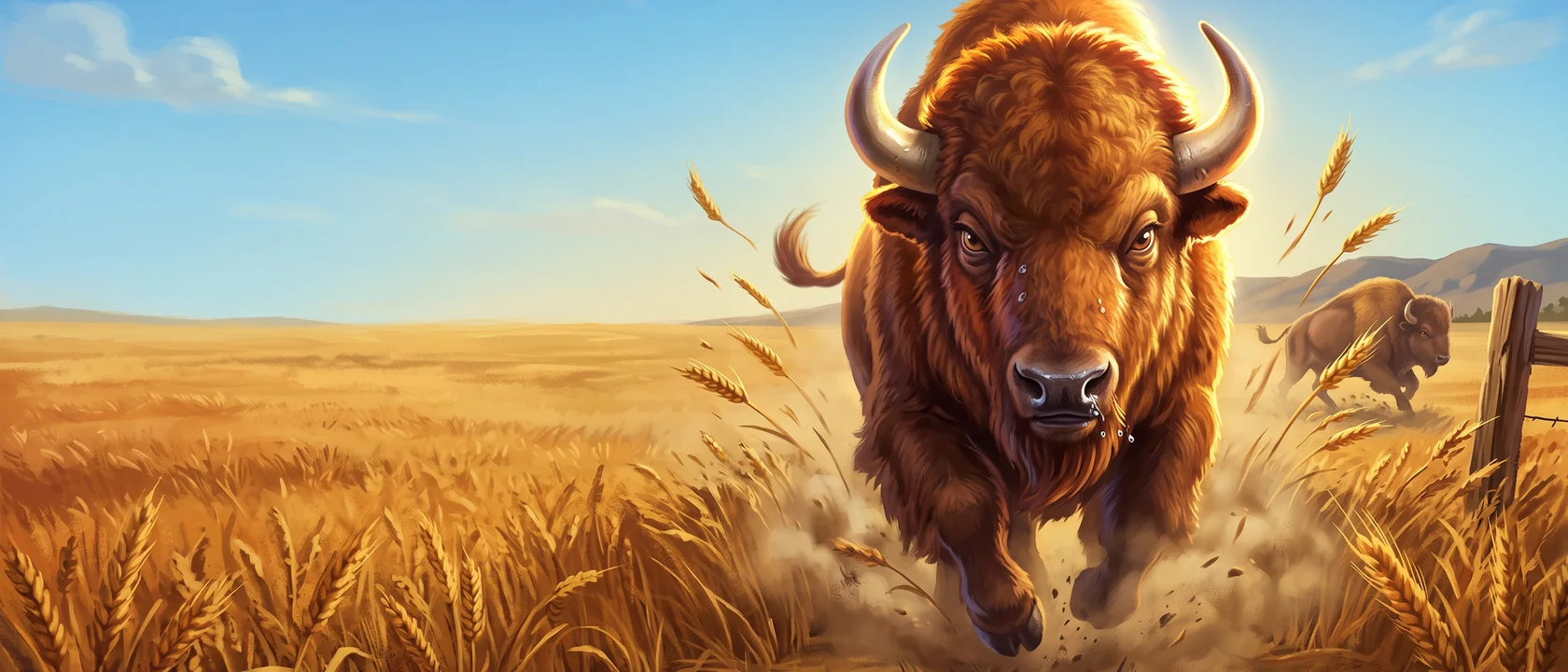 Buffalo King Megaways key art