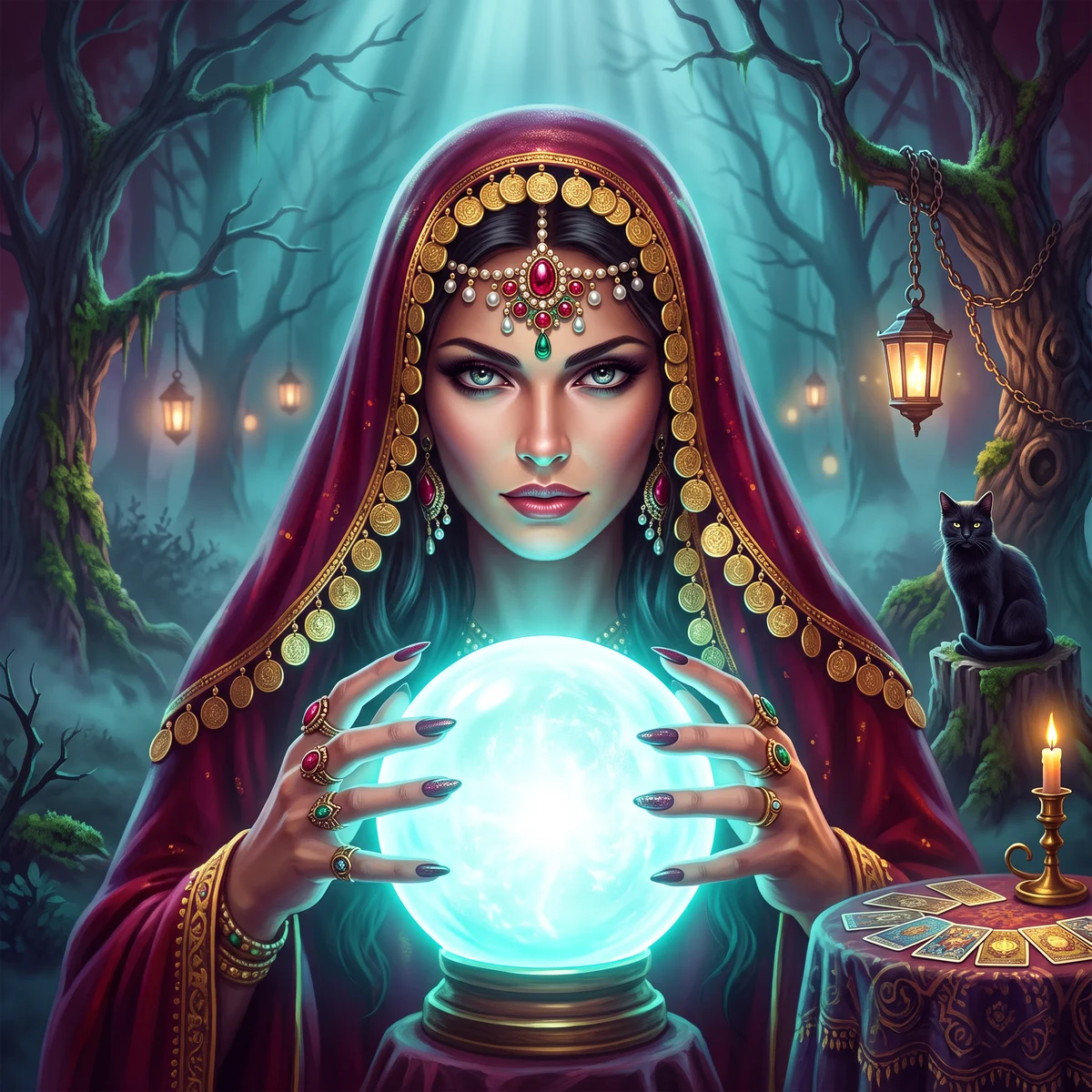 Madame Destiny Megaways key art
