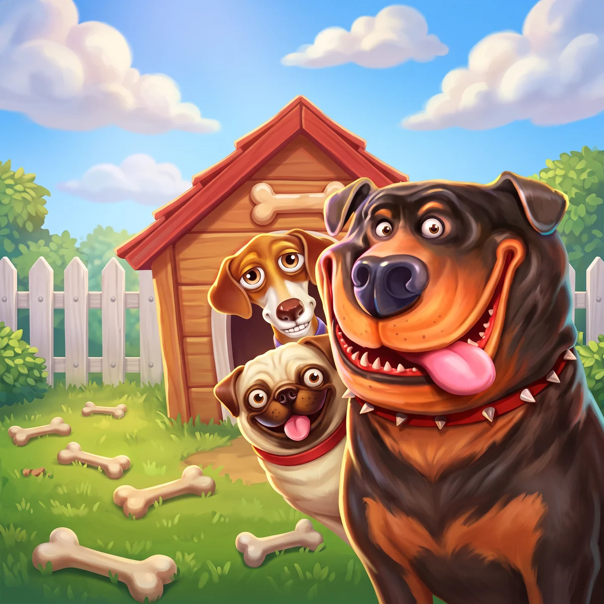 The Dog House Megaways key art