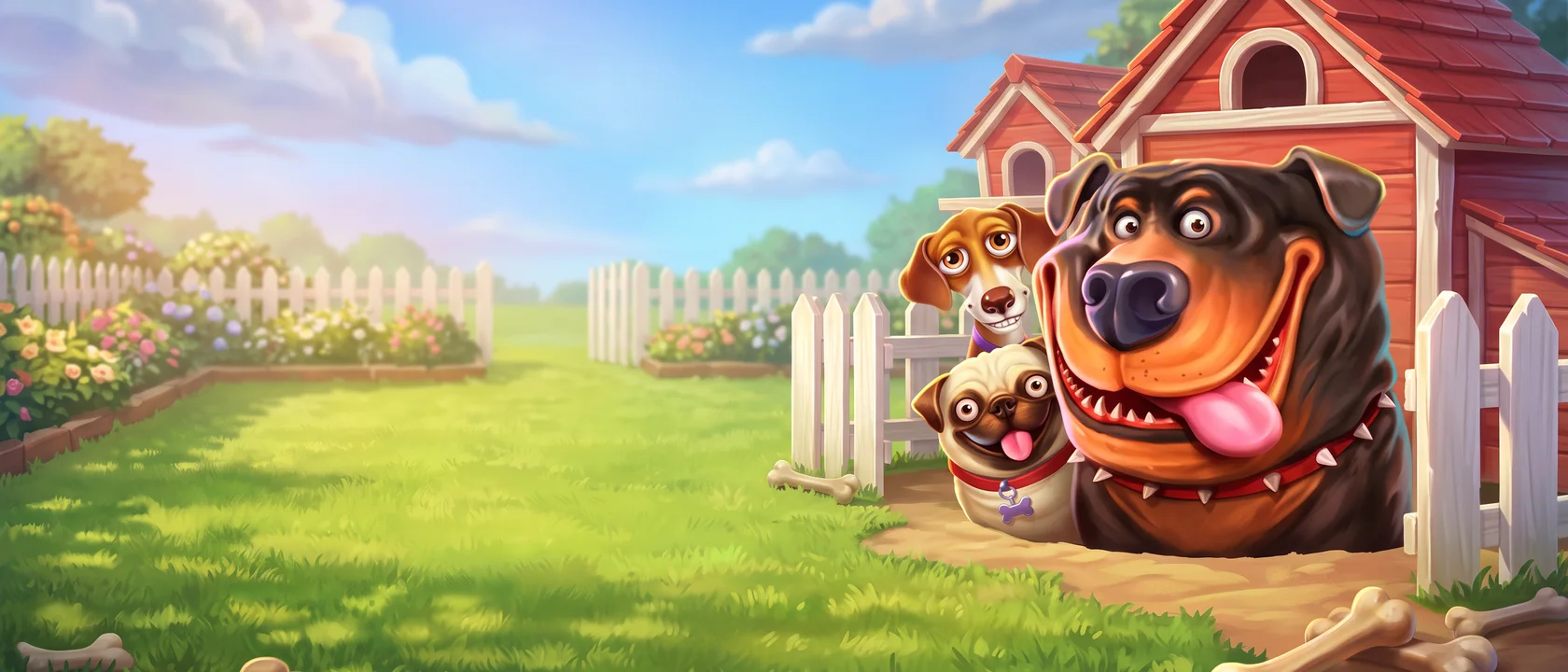 The Dog House Megaways key art